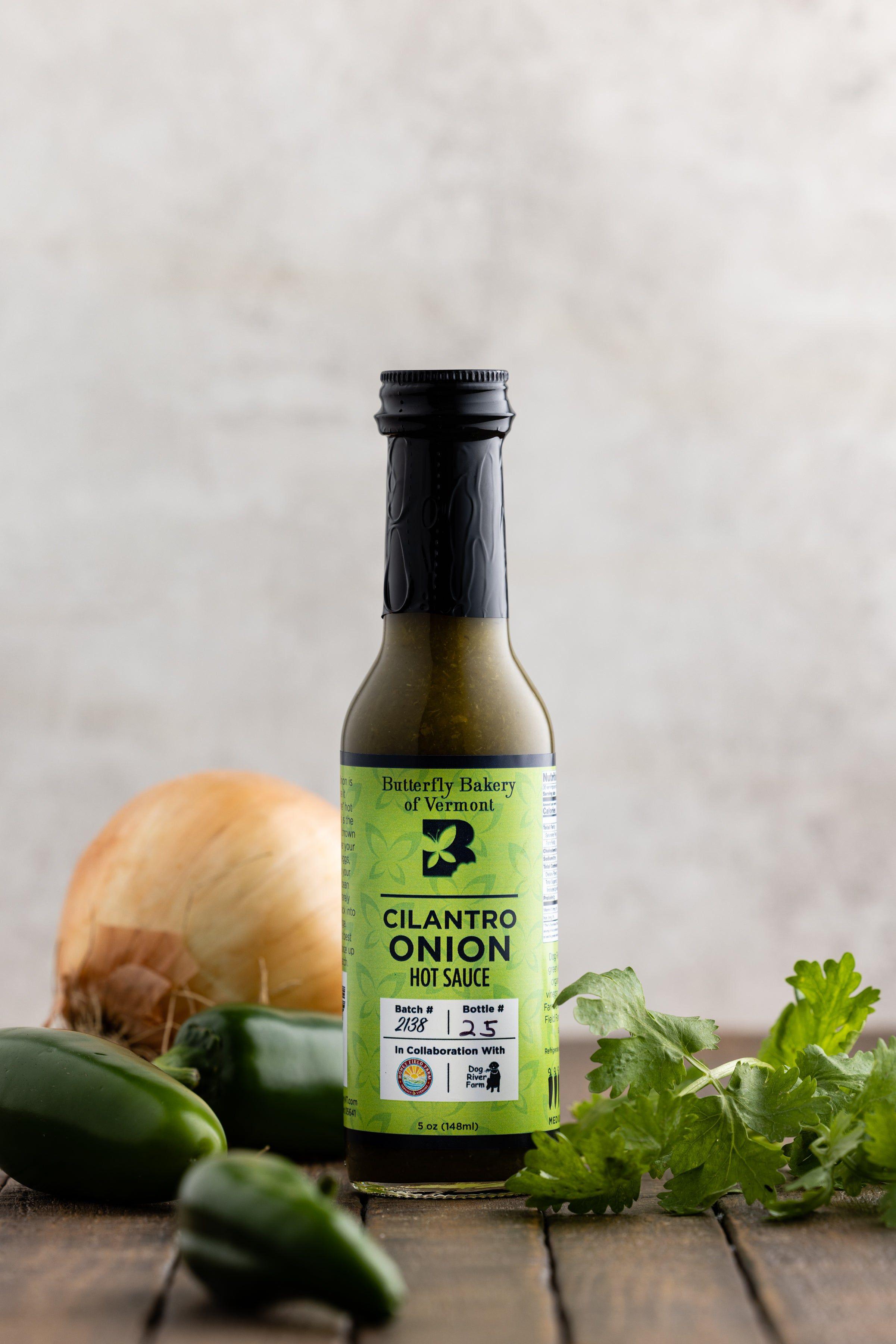 Cilantro Onion Hot Sauce